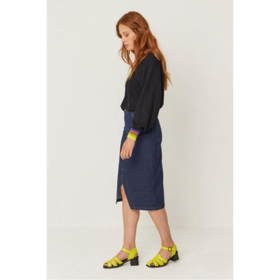  에스케이에프케이 미디 스커트 Skfk Aintzane 스커트 - SKFK