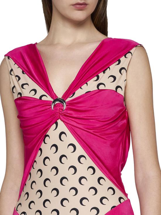  마린세르 바디수트 티셔츠 마린 세르 보디수트 푸시아 - MARINE SERRE