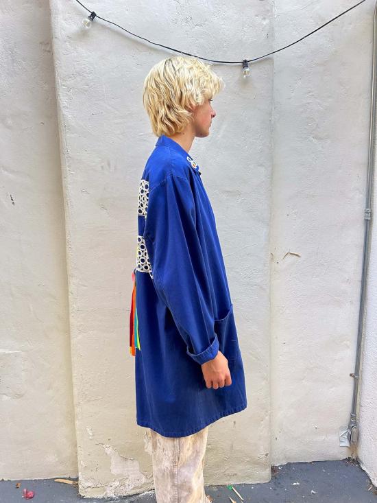  Artist 자켓 아티스트 리본 작업 실험복 아티스트 협업 카렌 레바티 - OTHER BRANDS