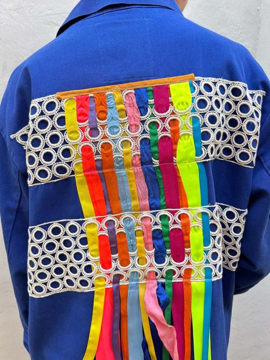  Artist 자켓 아티스트 리본 작업 실험복 아티스트 협업 카렌 레바티 - OTHER BRANDS