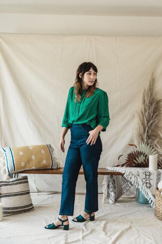  머틀 데님 팬츠 노마 진스 블루 - MYRTLE