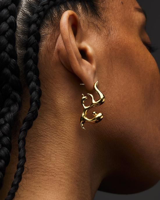  한나 주웻 이어링 한나 주엣 다육식물 불꽃 귀걸이 골드 - HANNAH JEWETT