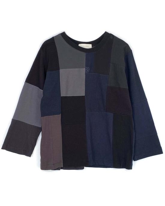  Correll Correll 긴팔 티셔츠 코렐 모노 리사이클드  블랙/차콜