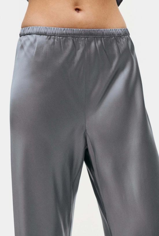  실크 런드리 스트레이트 팬츠 실크 세탁 바이어스컷 팬츠 스톰 - SILK LAUNDRY