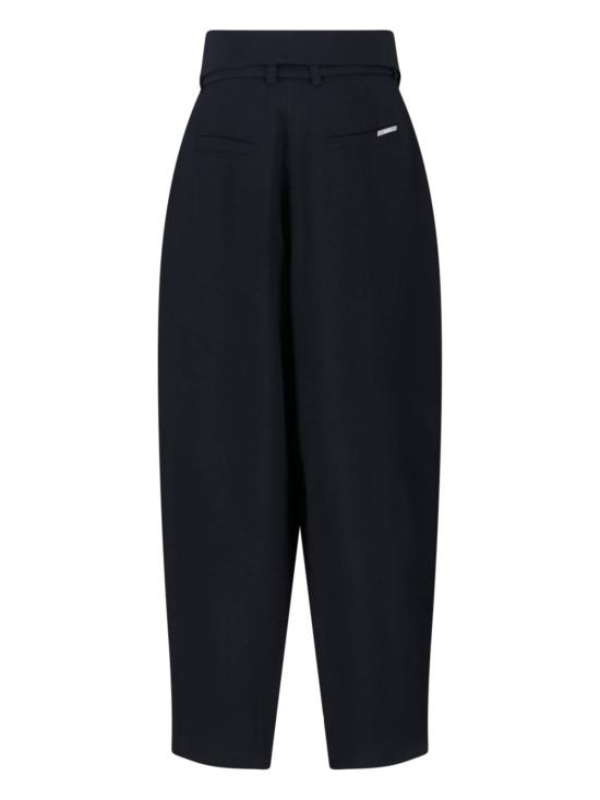  디 아티코 스트레이트 팬츠 아티코 월렛 팬츠 블랙 - THE ATTICO