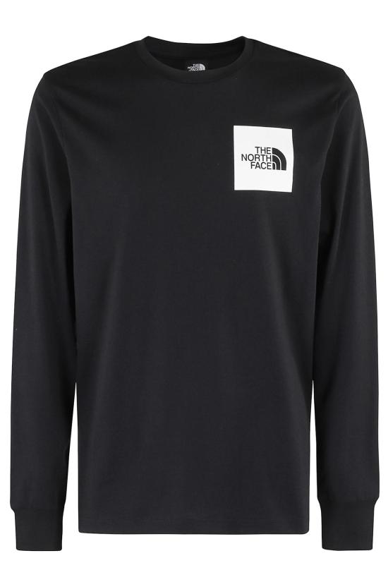  노스페이스 긴팔 티셔츠 파인 티 블랙