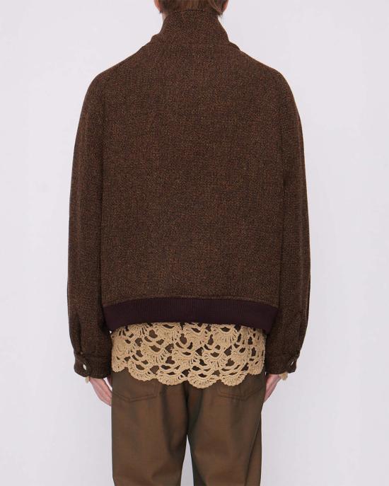  송포더뮤트 자켓 Song For The Mute 플라이트 재킷 브라운 - SONG FOR THE MUTE