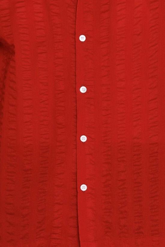  Graphia New York 반팔 셔츠 그라피아 뉴욕 아르나즈 라지 시어서커 리조트  체리 레드 - OTHER BRANDS