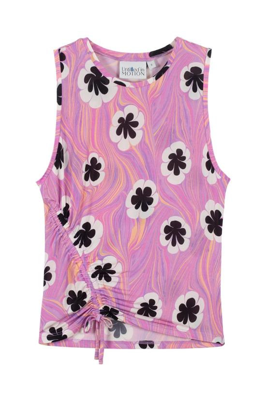  언타이틀드 인 모션 민소매 티셔츠 무제 모션 노다 탱크 오피아 로즈