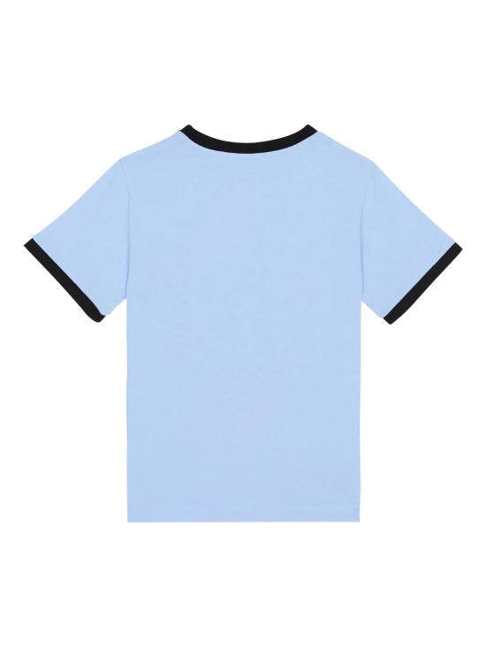 26SS [키즈] 발망 티셔츠 BY8P41Z3672 652NE Clear Blue - BALMAIN