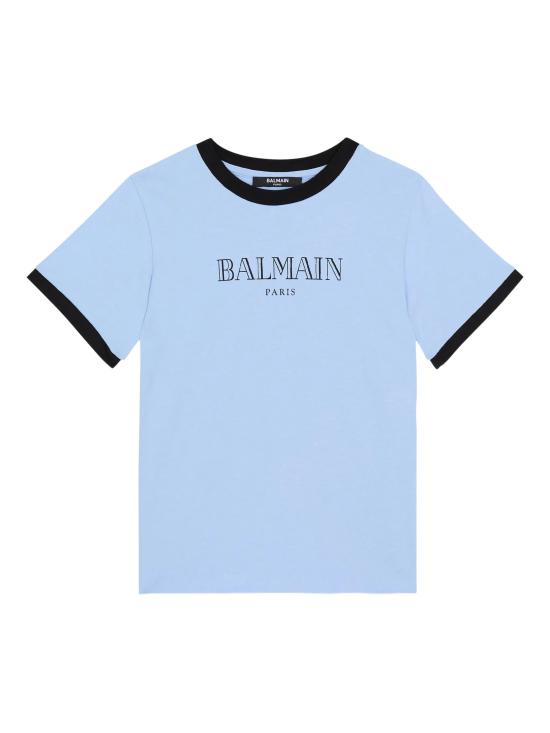 26SS [키즈] 발망 티셔츠 BY8P41Z3672 652NE Clear Blue