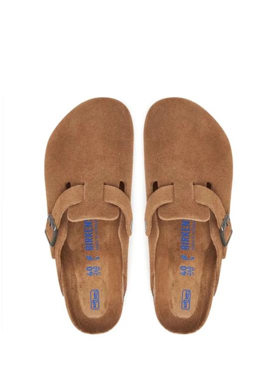 26SS 버켄스탁 BOSTON 보스턴 소프트 풋베드 블로퍼 1030861 DARK TEA Brown - BIRKENSTOCK