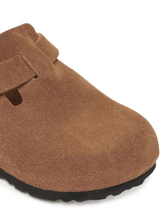 26SS 버켄스탁 BOSTON 보스턴 소프트 풋베드 블로퍼 1030861 DARK TEA Brown - BIRKENSTOCK