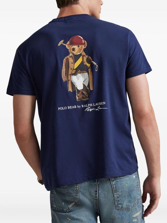 26SS 랄프 로렌 반팔 티셔츠 710B16610001 NEWPORT NAVY - RALPH LAUREN