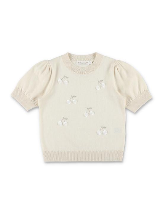 26SS [키즈] 봉쁘앙 트레이닝 상의 S06GJUK00005 103 UPB ECRU