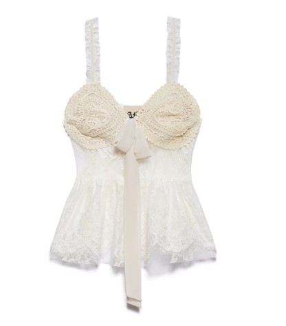 26SS 아니예 바이 긴팔 티셔츠 185120 02485 White