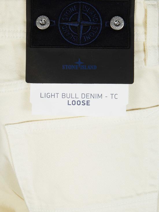 26SS 스톤 아일랜드 스트레이트 팬츠 L1S14J100006 S0J24V0093 White - STONE ISLAND