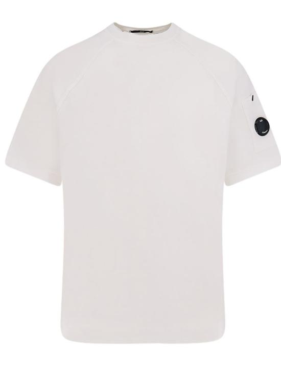 26SS 씨피 컴퍼니 라이트 플리스 숏슬리브 스웨트셔츠 20CMSS034A002246G 103 White