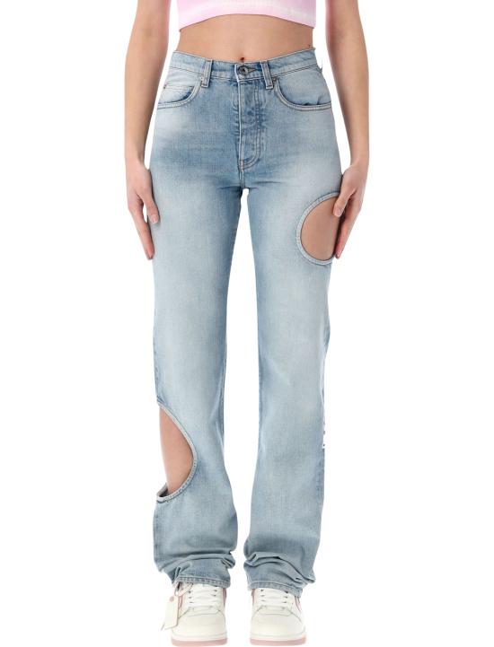 26SS 오프화이트 데님 팬츠 OWYA06ES26DEN001 4600 BLEACH BLUE