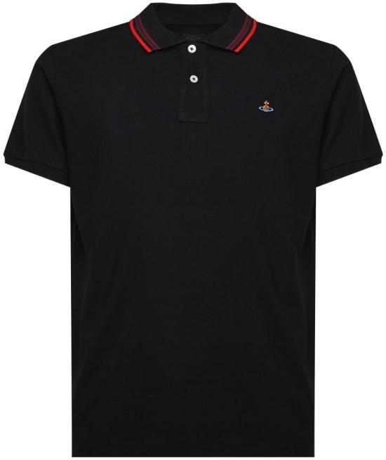 26SS 비비안웨스트우드 폴로 티셔츠 2H01000U J00AU N401 BLACK DOM