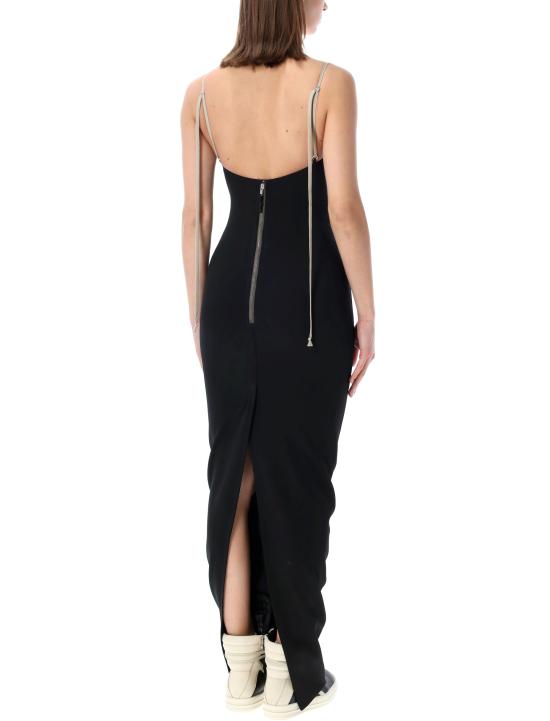 26SS 릭 오웬스 미디 원피스 RP01F6519SY 09 Nero - RICK OWENS