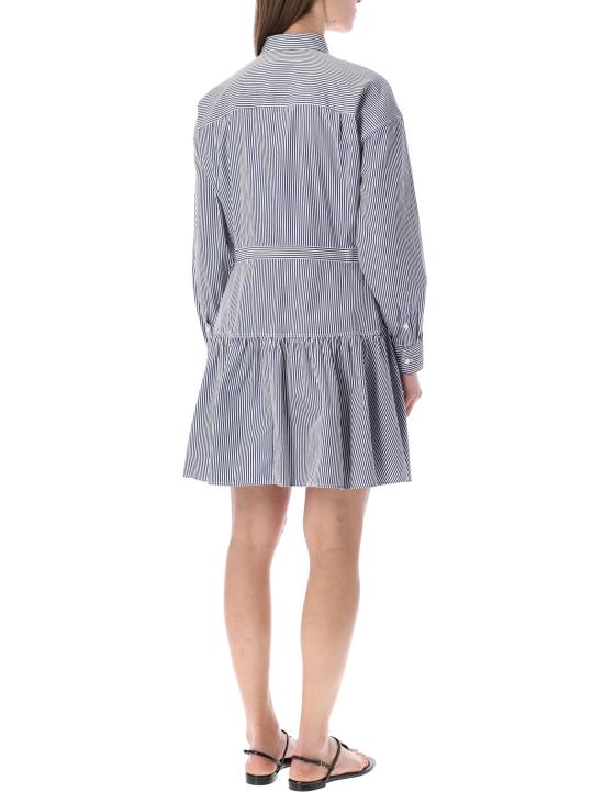 26SS 폴로 랄프로렌 미디 원피스 211B22754 001 ROYAL BLUE WHITE STRIPES - POLO RALPH LAUREN