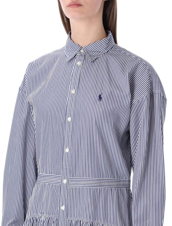 26SS 폴로 랄프로렌 미디 원피스 211B22754 001 ROYAL BLUE WHITE STRIPES - POLO RALPH LAUREN