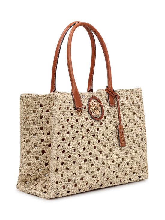 26SS 베르사체 토트백 10047411A16999 2KJ8V NATURAL AMBRER VERSACE GOLD - VERSACE