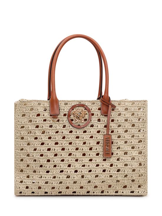 26SS 베르사체 토트백 10047411A16999 2KJ8V NATURAL AMBRER VERSACE GOLD