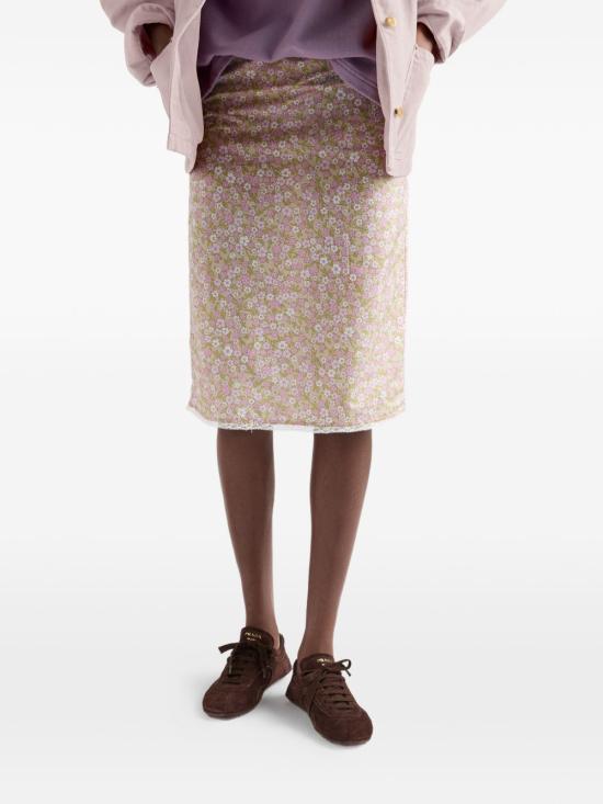 26SS 프라다 미디 스커트 21H03719DI S OOOF0E18 - PRADA