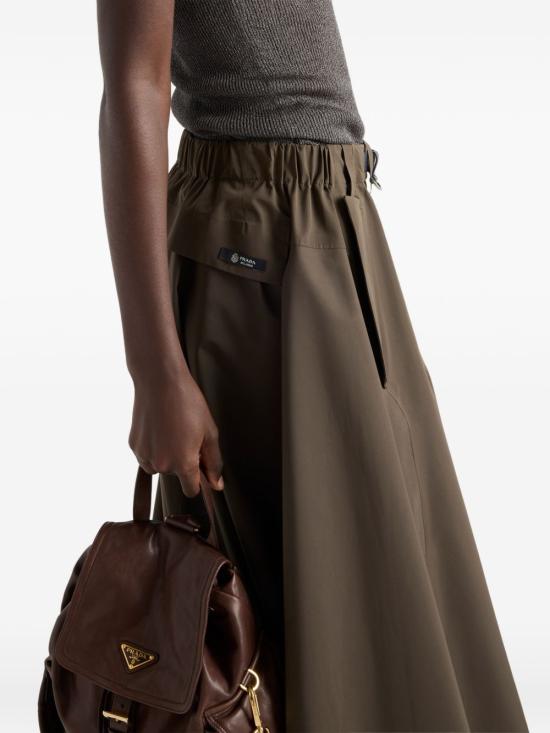 26SS 프라다 테크니컬 패브릭 서클 스커트 21H02518UU S OOOF0334 - PRADA