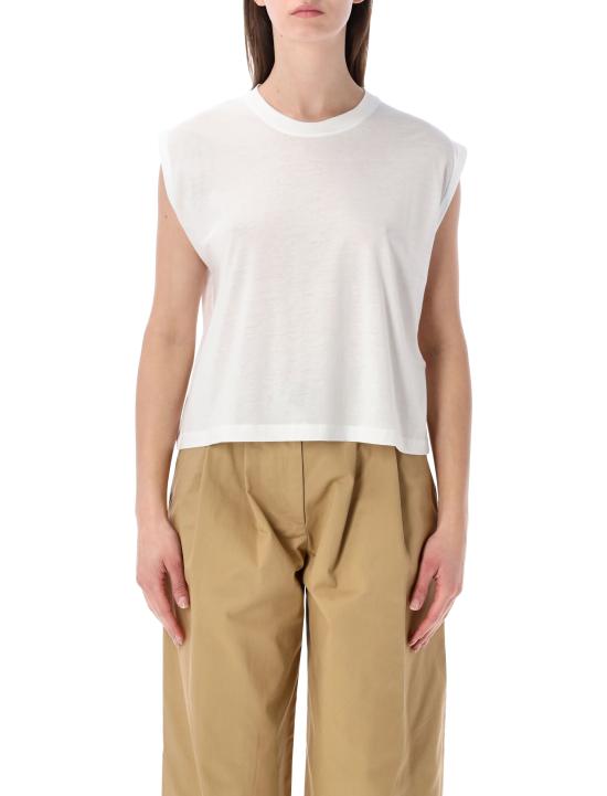 26SS 세선 반팔 티셔츠 22208031 00055 Bianco