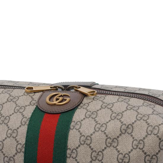 26SS 구찌 사보이 미디움 GG 코스메틱 케이스 572767 9IK3T8745 Grey - GUCCI