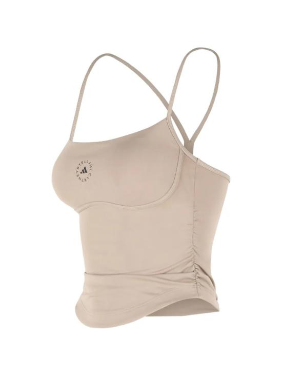 26SS 아디다스 바이 스텔라매카트니 트레이닝 티셔츠 KD9859CHABRN Beige - ADIDAS BY STELLA MCCARTNEY