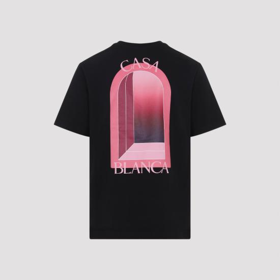 26SS 카사블랑카 반팔 티셔츠 M SS26 JTS 001 11 ARCHES Black - CASABLANCA