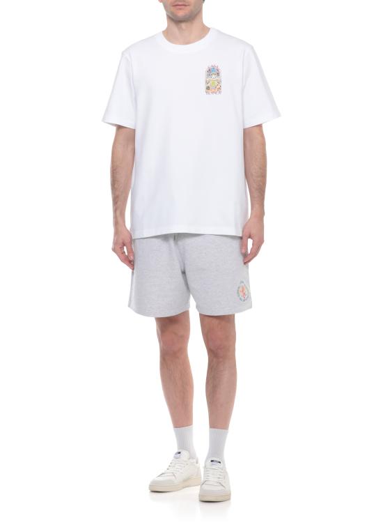 26SS 카사블랑카 반팔 티셔츠 M SS26 JTS 001 15 TENNIS LANDSCAPE White - CASABLANCA