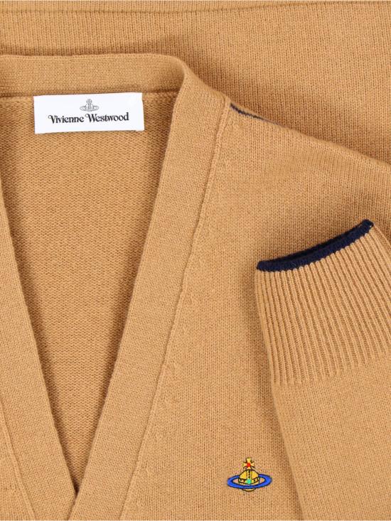 26SS 비비안웨스트우드 스웨터 2701002V Y0018 C407 Brown - VIVIENNE WESTWOOD
