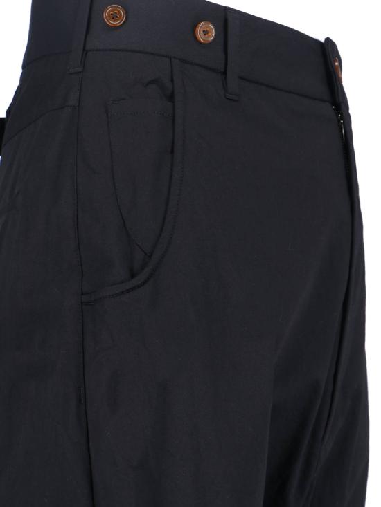 26SS 비비안웨스트우드 스트레이트 팬츠 2F010022 W01CC N401 Black - VIVIENNE WESTWOOD