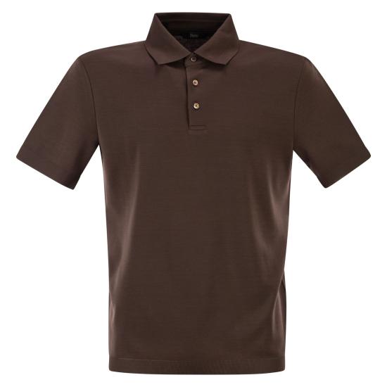 26SS 에르노 폴로 티셔츠 JPL00125U BROWN