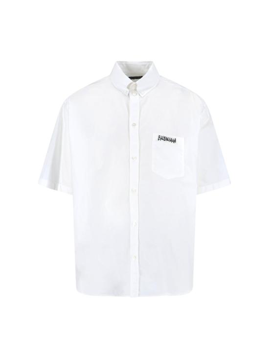 26SS 발렌시아가 마스킹 테이프 라지 핏 롱 슬리브 셔츠 857810 TRM28 9000