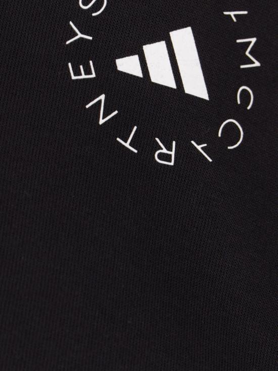 26SS 아디다스 바이 스텔라매카트니 후드 티셔츠 JD8107 BLACK Black - ADIDAS BY STELLA MCCARTNEY