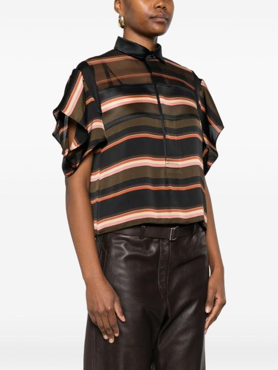 26SS 사카이 폴로 티셔츠 26 08372 727 Kaki - SACAI