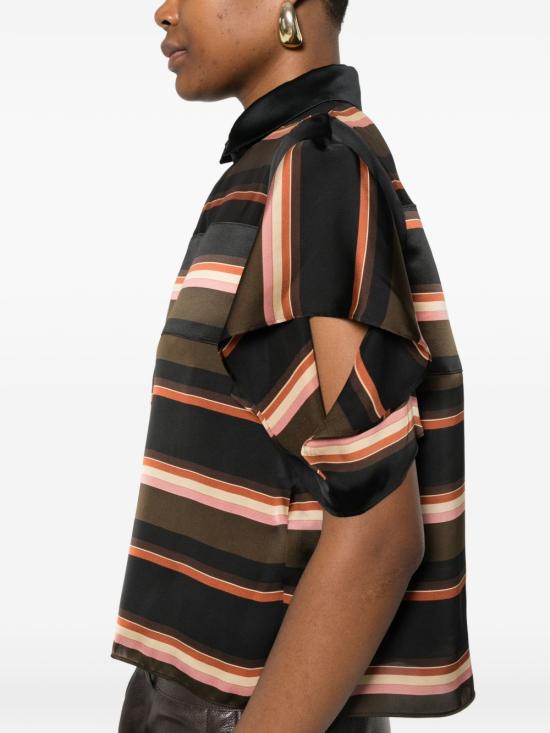 26SS 사카이 폴로 티셔츠 26 08372 727 Kaki - SACAI