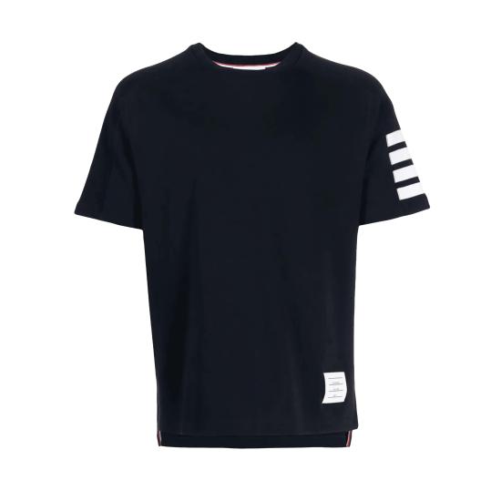 26SS 톰브라운 파인 메리노 울 4바 티셔츠 FKA471B Y1014 415 NAVY DOM