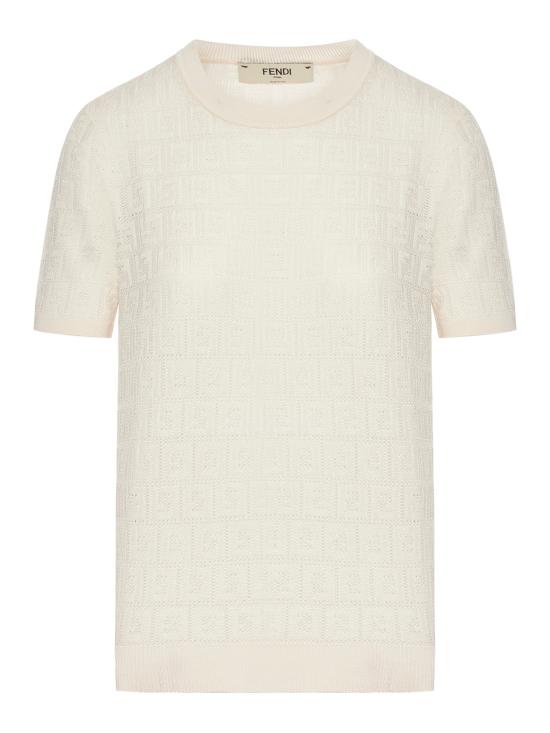 26SS 펜디 반팔 티셔츠 FZXD57AUZRF0ZNM WHITE DOM