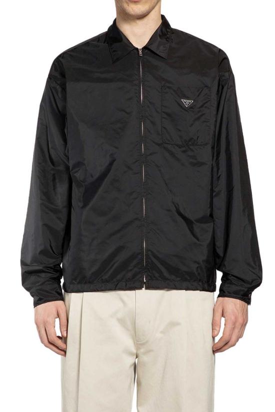 26SS 프라다 리나일론 지퍼 셔츠 SC8471WQ9F0002 DOM