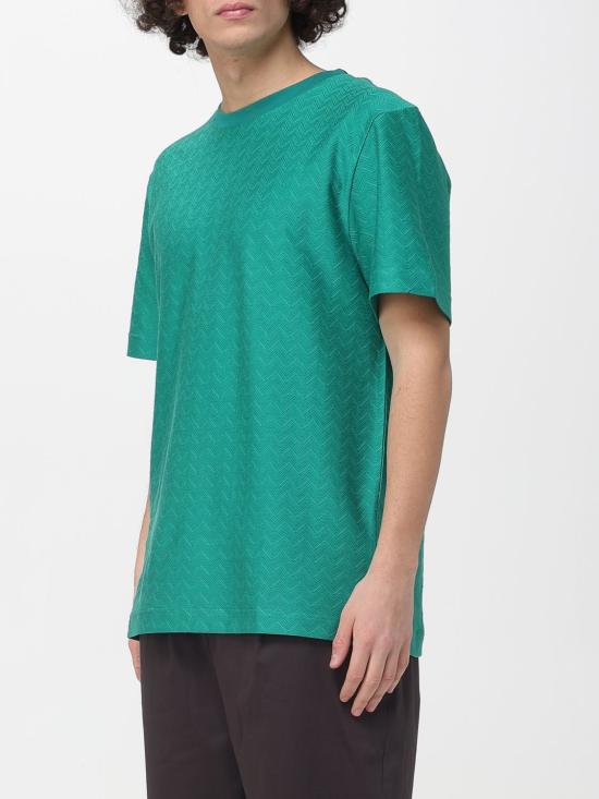 26SS 미소니 반팔 티셔츠 BS26SL01BJ00QM S6164 Green - MISSONI