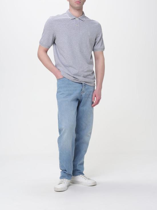 26SS 브루넬로 쿠치넬리 폴로 티셔츠 M0B139779G CQ087 Grey - BRUNELLO CUCINELLI
