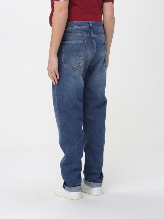 26SS 브루넬로 쿠치넬리 워시드 스트레이트 핏 데님 팬츠 M283PO1090 C1471 Denim - BRUNELLO CUCINELLI