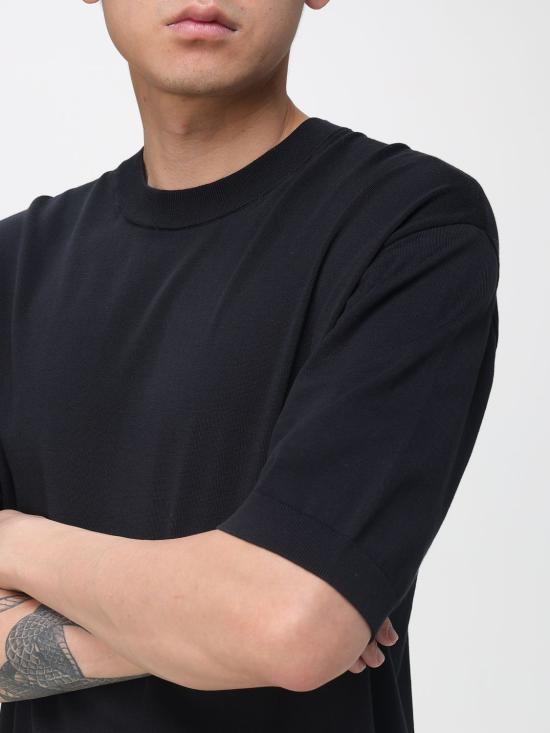 26SS 라니우스 반팔 티셔츠 S6LAMAKE018 110 Black - LANEUS